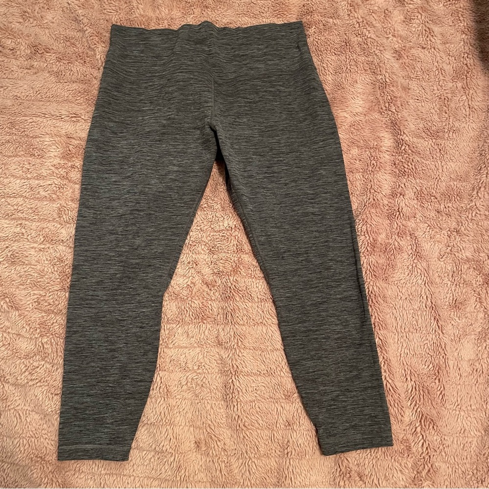 Lululemon heather gray leggings 16